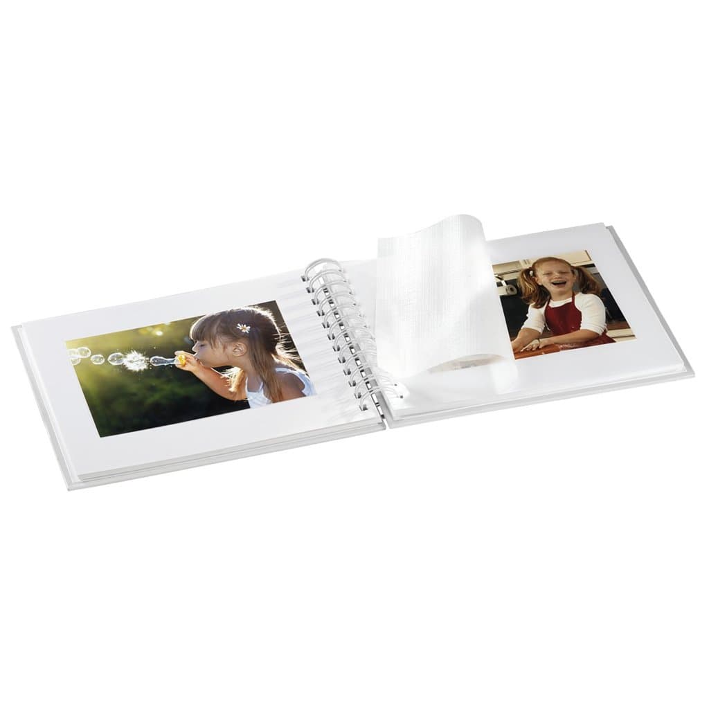 Hama album klasické spirálové FLASHY 24x17 cm, 50 stran, růžová, bílé listy - náhled 2
