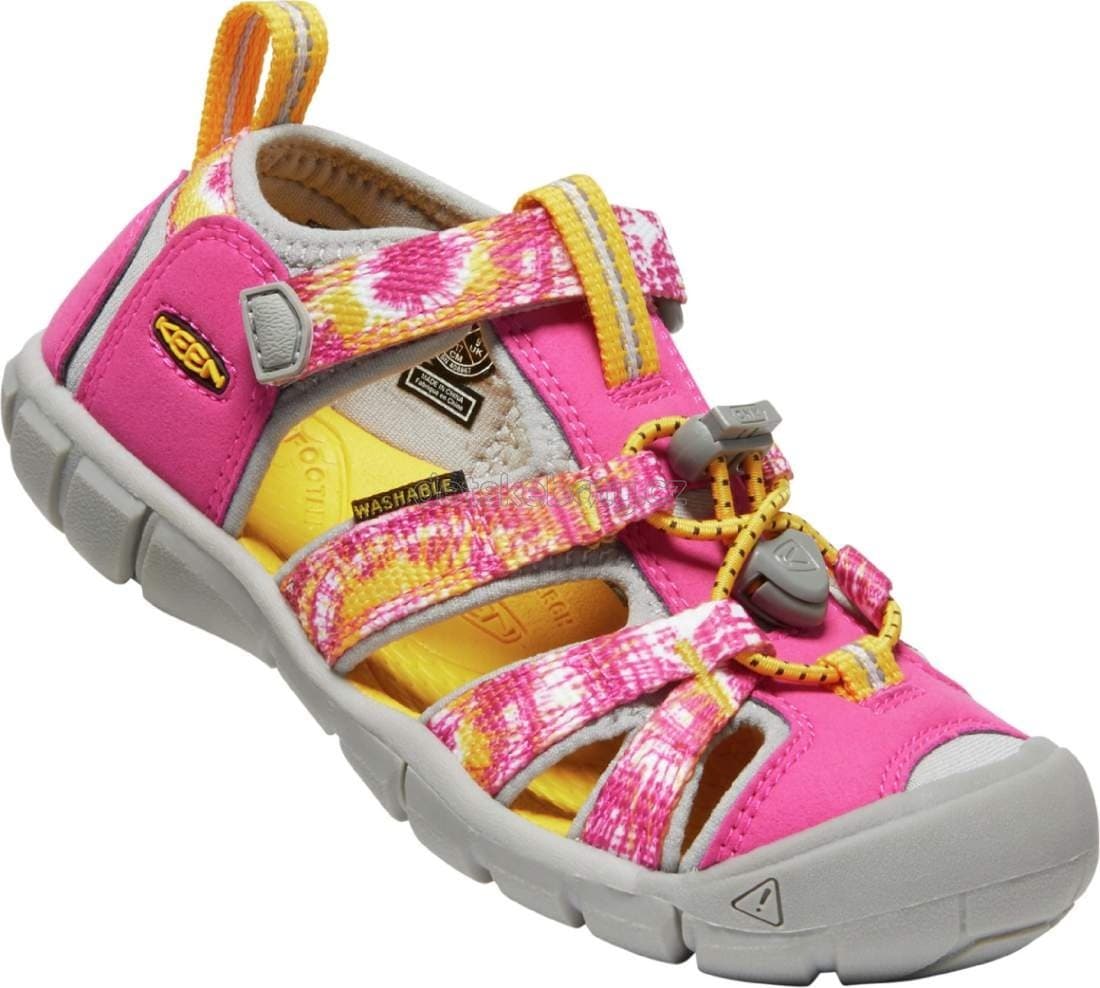 Dětské sandály Keen Seacamp II CNX YOUTH multi/keen yellow Velikost: 36 - náhled 1