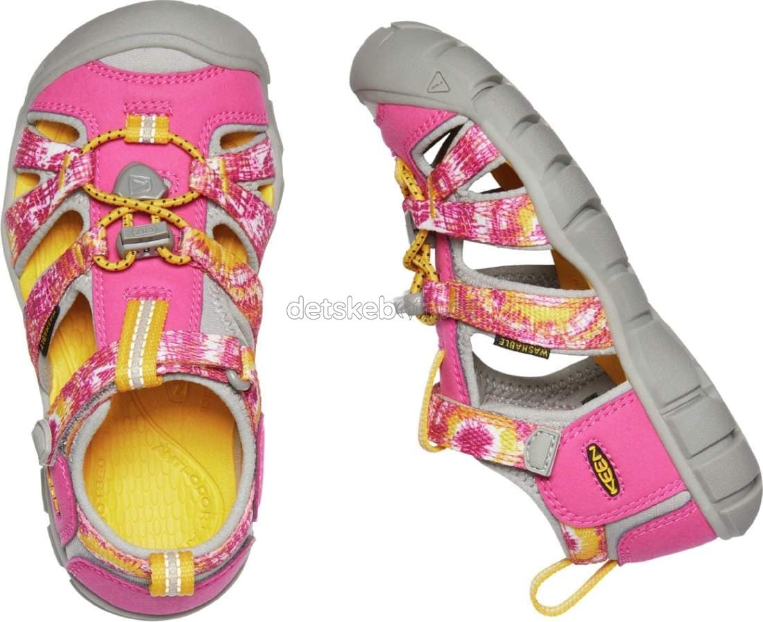 Dětské sandály Keen Seacamp II CNX YOUTH multi/keen yellow Velikost: 36 - náhled 5
