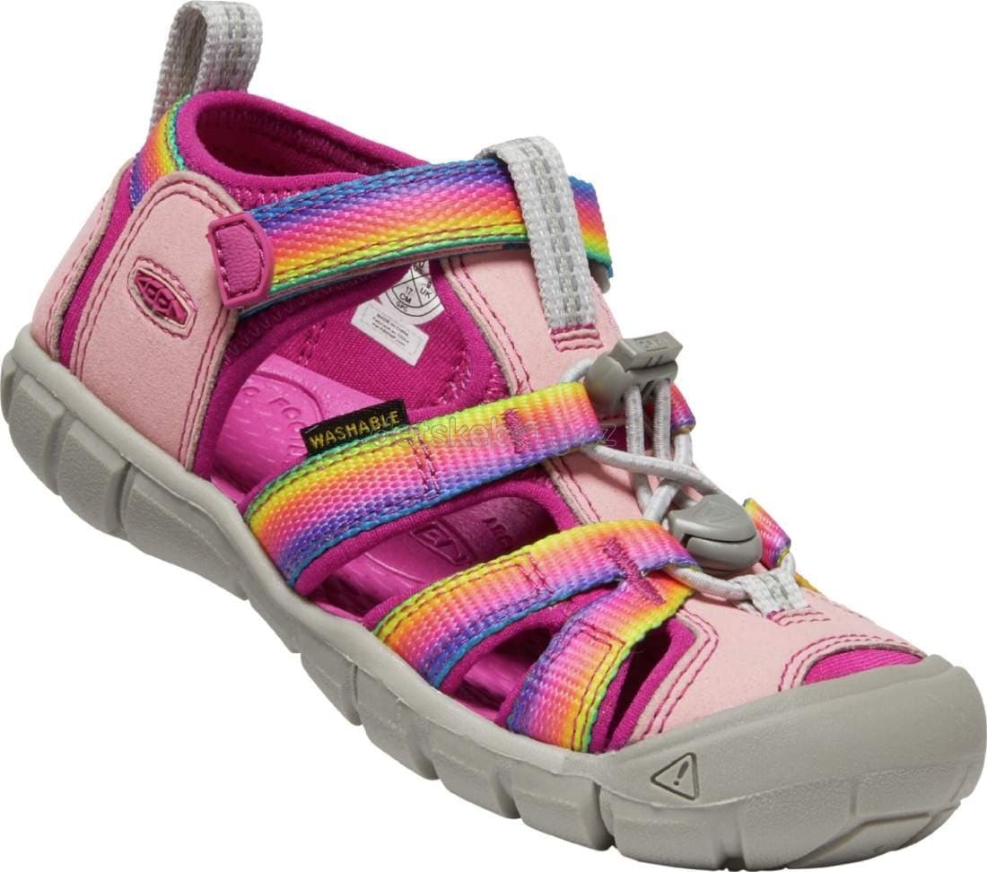 Dětské sandály Keen Seacamp II CNX YOUTH rainbow/festival fuchsia Velikost: 38 - náhled 1