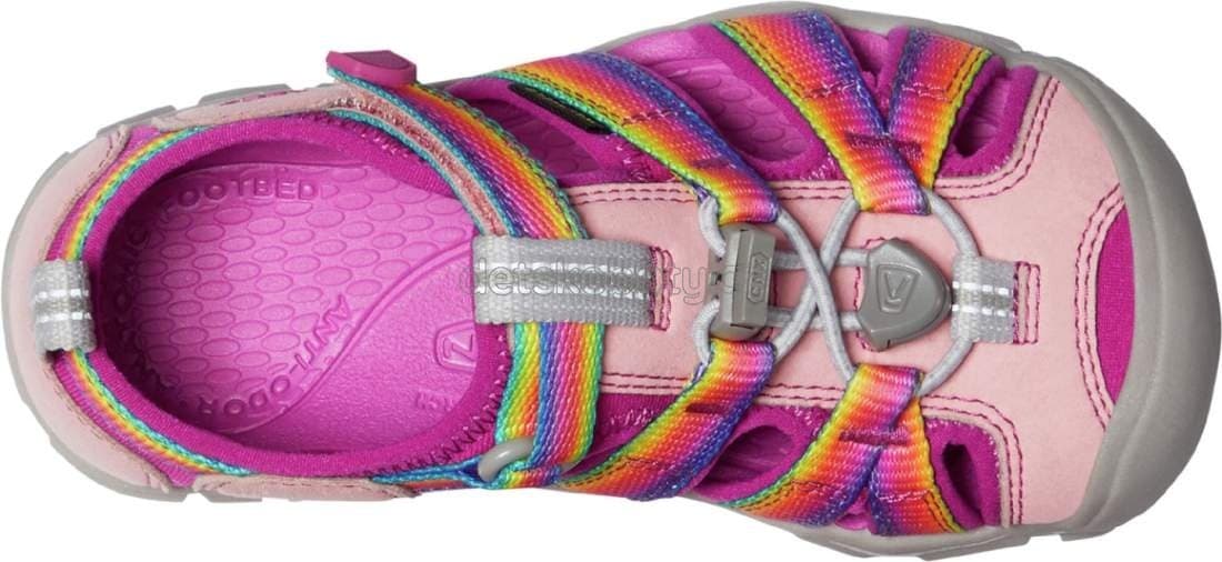 Dětské sandály Keen Seacamp II CNX YOUTH rainbow/festival fuchsia Velikost: 38 - náhled 5