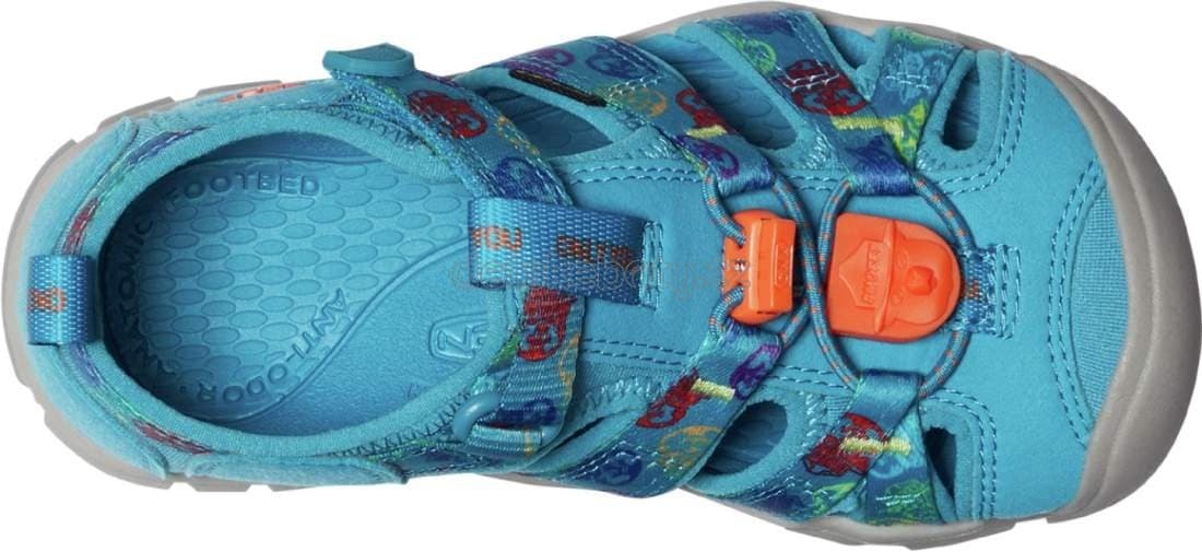 Dětské sandály Keen Seacamp II CNX YOUTH smokey bear/fjord blue Velikost: 37 - náhled 5
