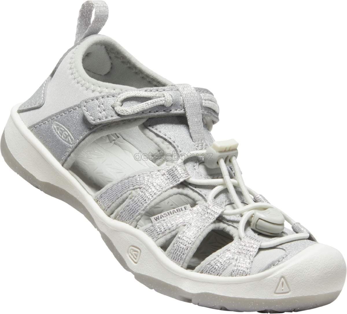 Dětské sandály Keen Moxie Sandal CHILDREN silver Velikost: 27-28 - náhled 1