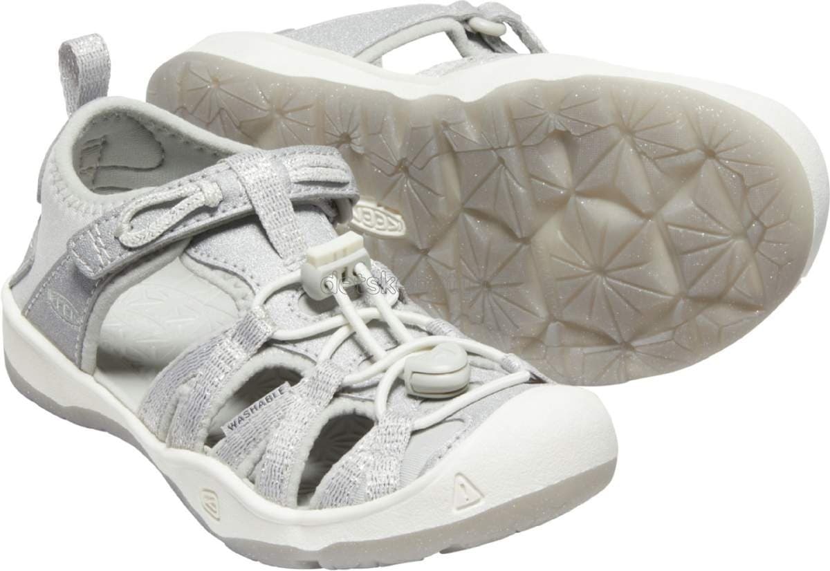 Dětské sandály Keen Moxie Sandal CHILDREN silver Velikost: 27-28 - náhled 2