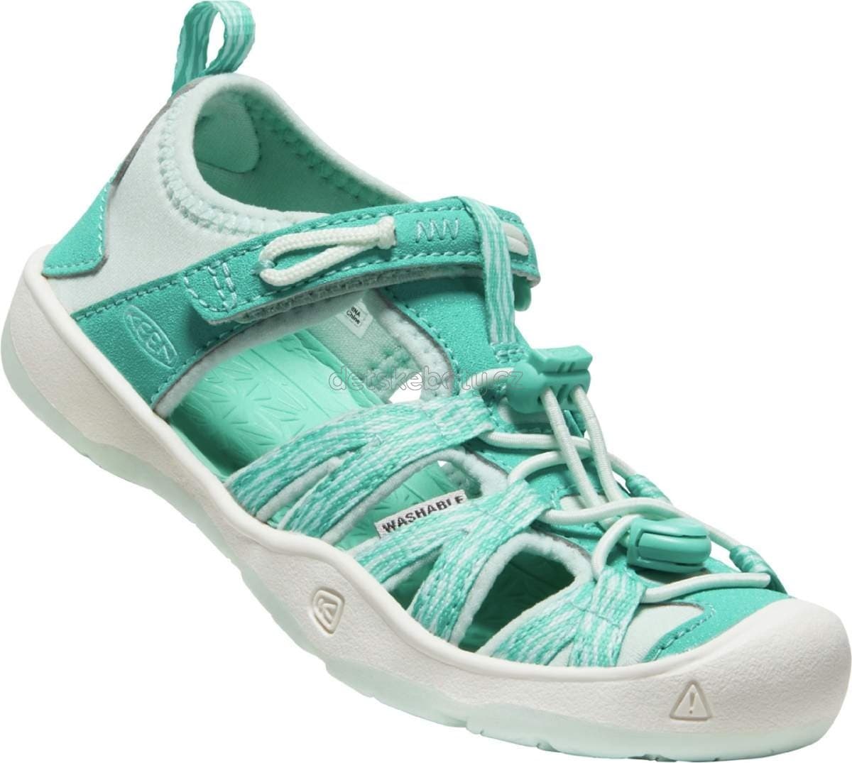 Dětské sandály Keen Moxie Sandal CHILDREN waterfall/blue glass Velikost: 27-28 - náhled 1
