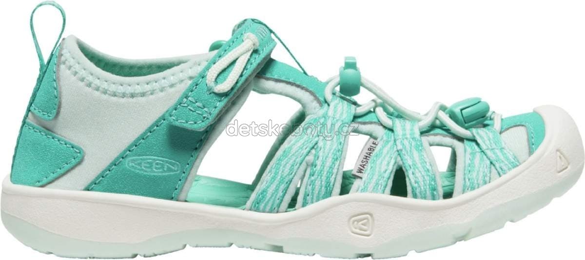 Dětské sandály Keen Moxie Sandal CHILDREN waterfall/blue glass Velikost: 27-28 - náhled 3