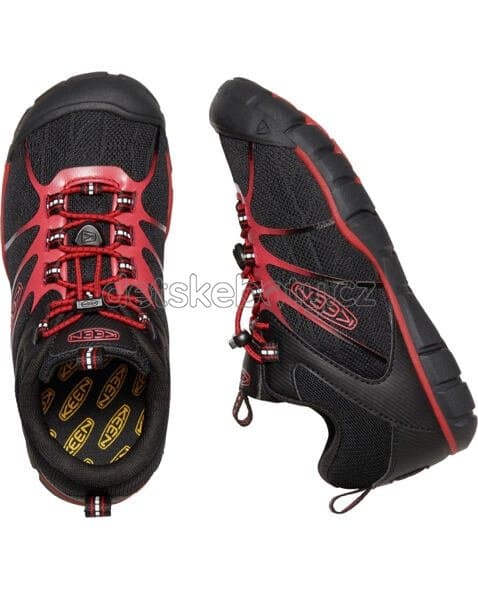 Dětské celoroční boty Keen Chandler 2 CNX CHILDREN black/red carpet Velikost: 25-26 - náhled 4