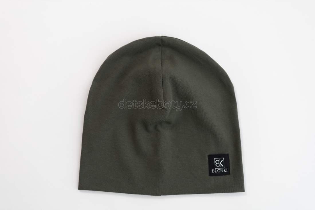 Tenká čepice Blonki khaki Velikost: 45-47