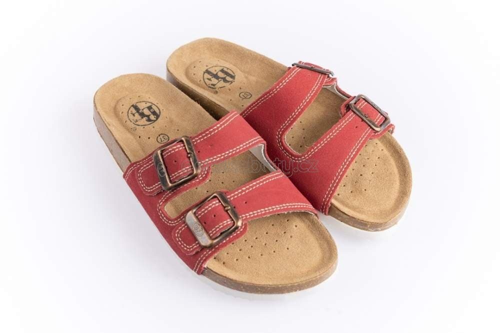 Domácí obuv Best Feet 213-15-99 červená Velikost: 42 - náhled 2