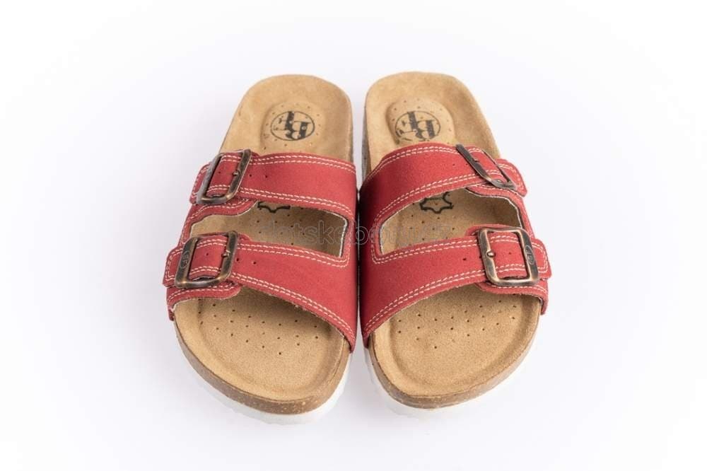 Domácí obuv Best Feet 213-15-99 červená Velikost: 42 - náhled 3