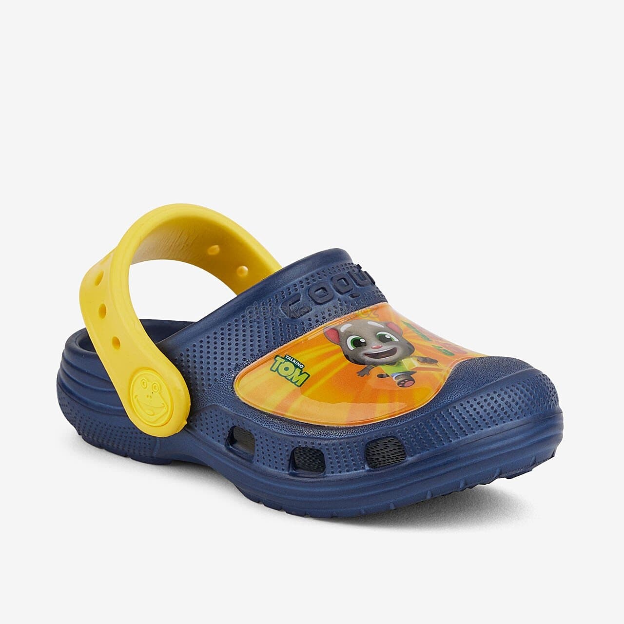 Dětské plážovky Coqui 9382 navy/yellow Velikost: 22-23 - náhled 1