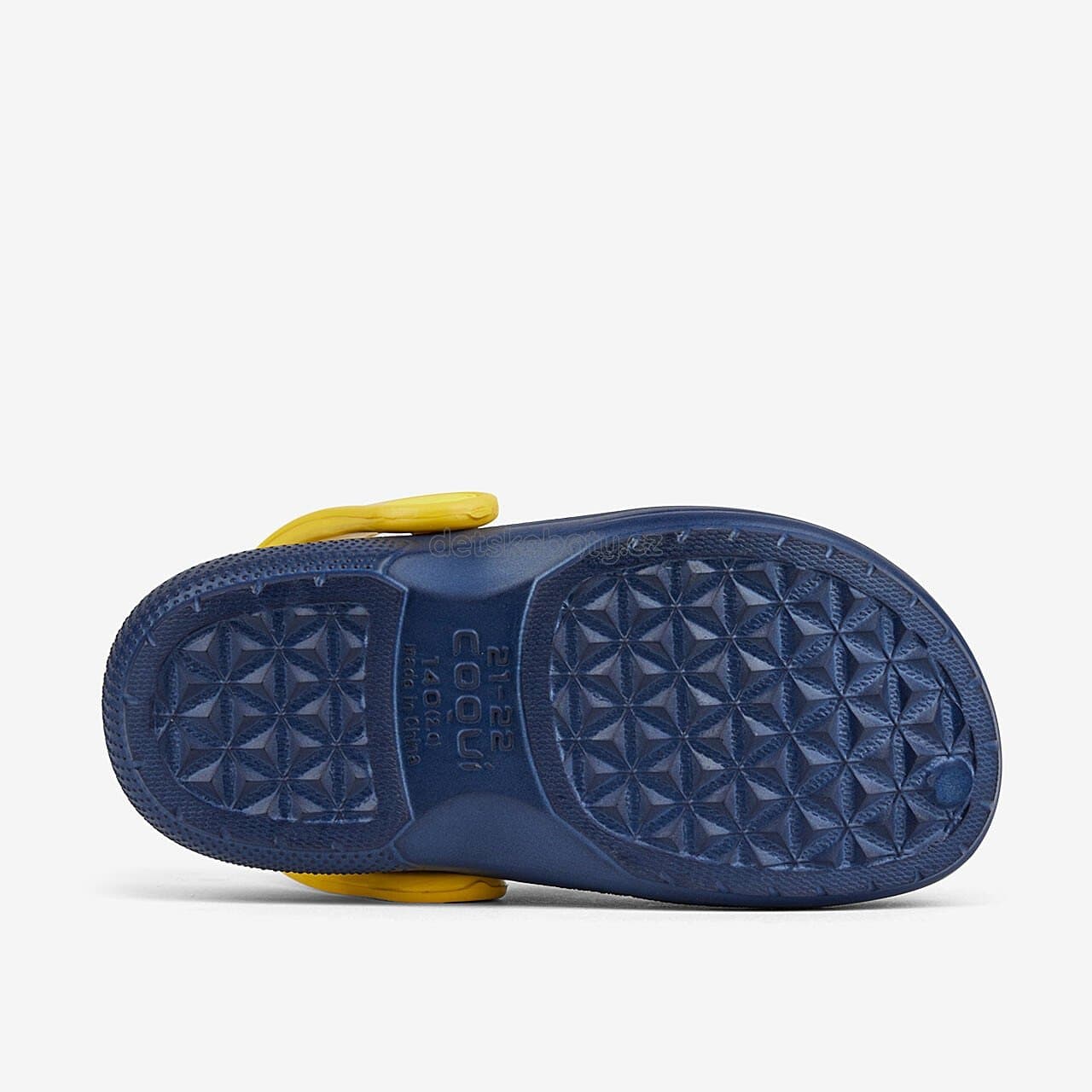 Dětské plážovky Coqui 9382 navy/yellow Velikost: 22-23 - náhled 3