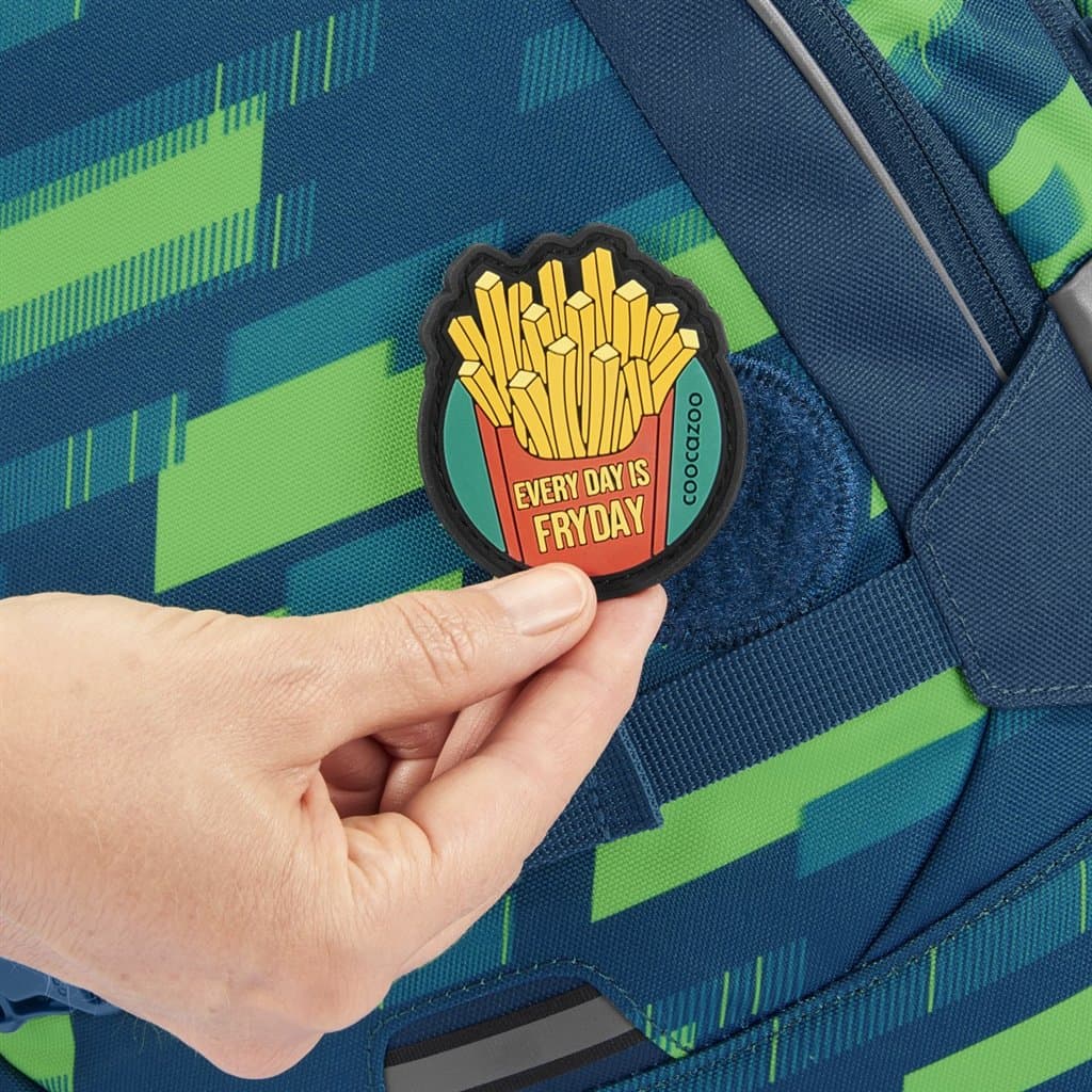 Školní batoh coocazoo MATE, Lime Stripe, certifikát AGR - náhled 5