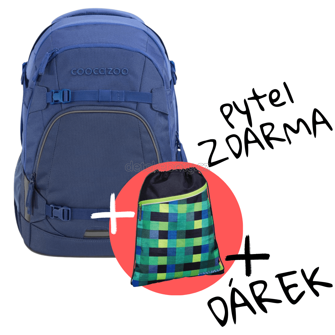 Školní batoh coocazoo MATE, All Blue, certifikát AGR - náhled 1