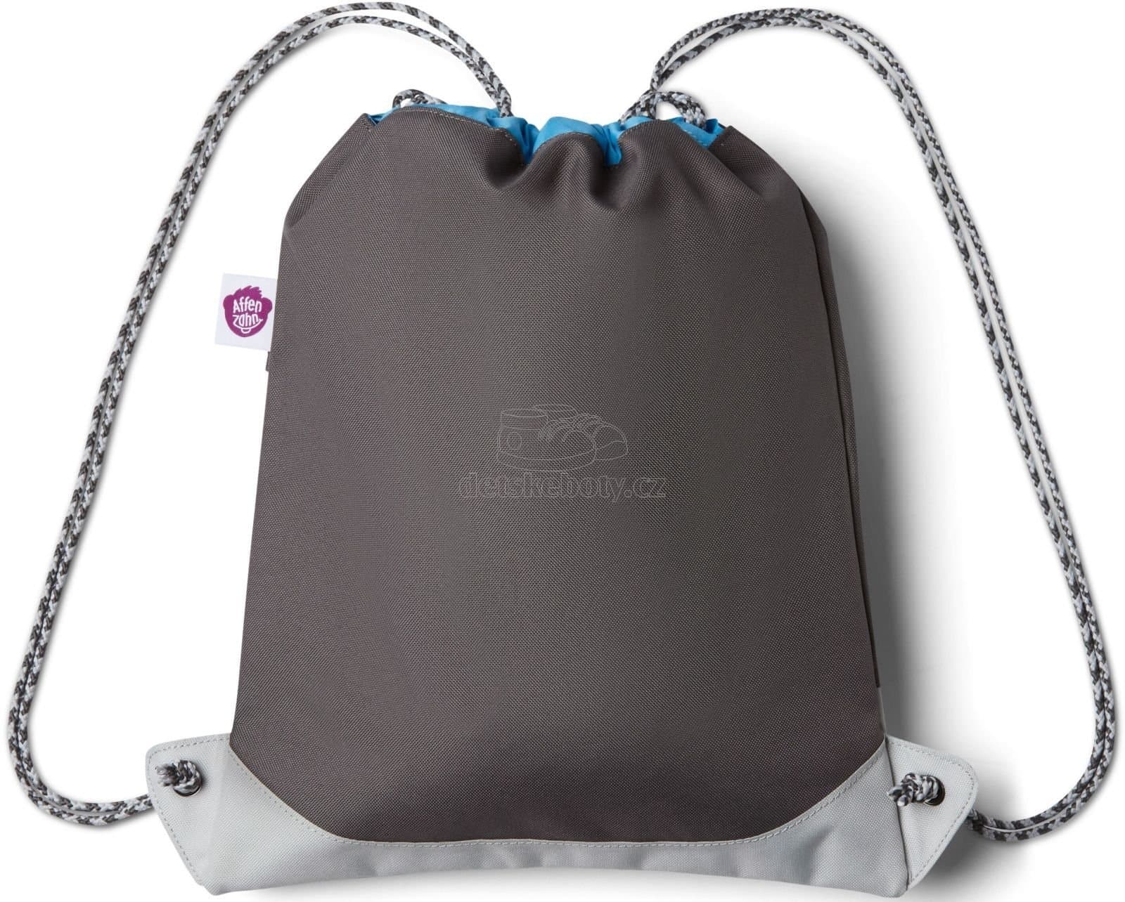 Dětský batůžek Affenzahn Kids Sportsbag Dog-grey - náhled 4