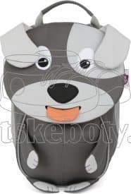 Batůžek pro nejmenší Affenzahn Small Friend Dog - grey - náhled 1