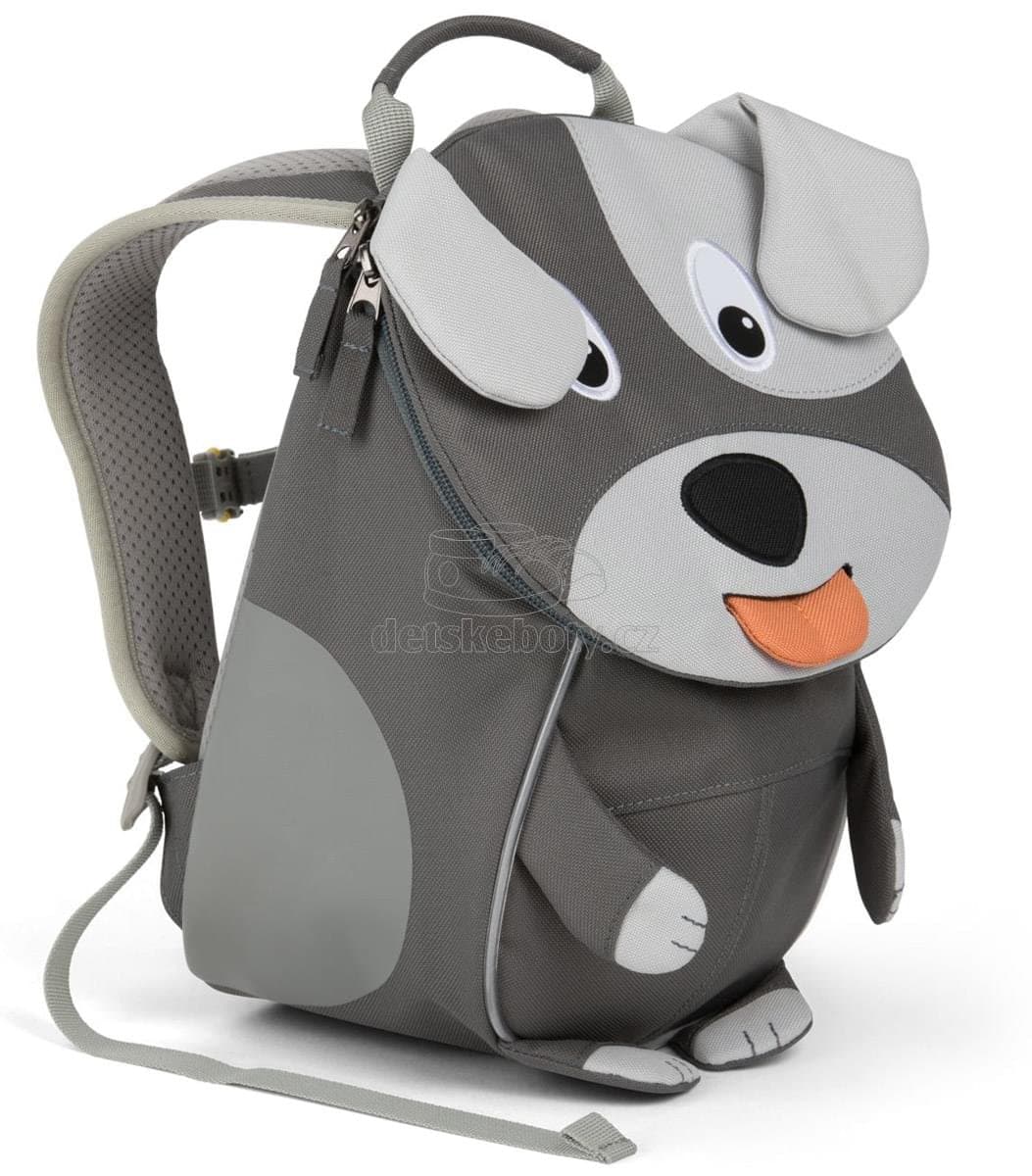 Batůžek pro nejmenší Affenzahn Small Friend Dog - grey - náhled 2