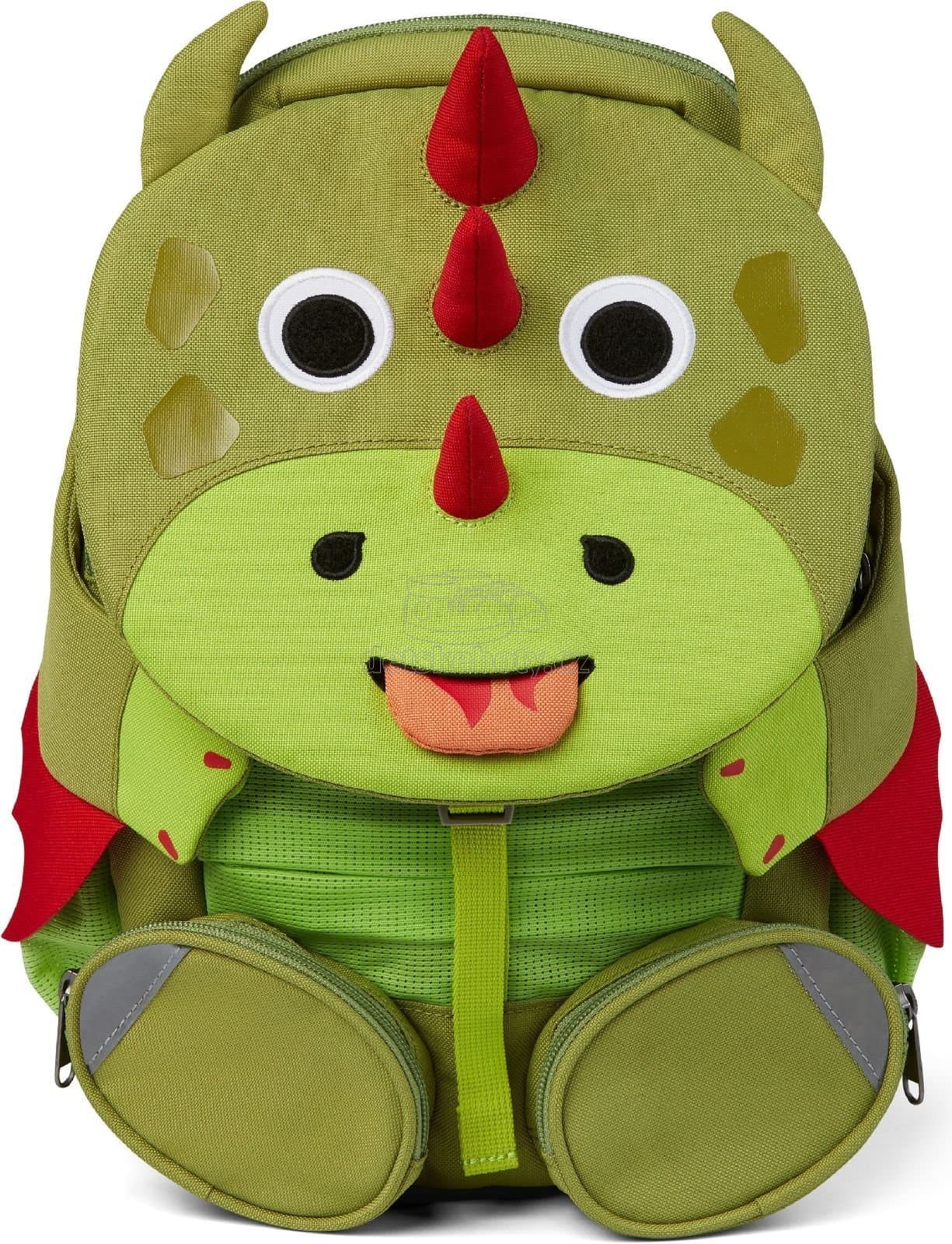 Dětský batoh do školky Affenzahn Large Friend Dragon - green - náhled 5