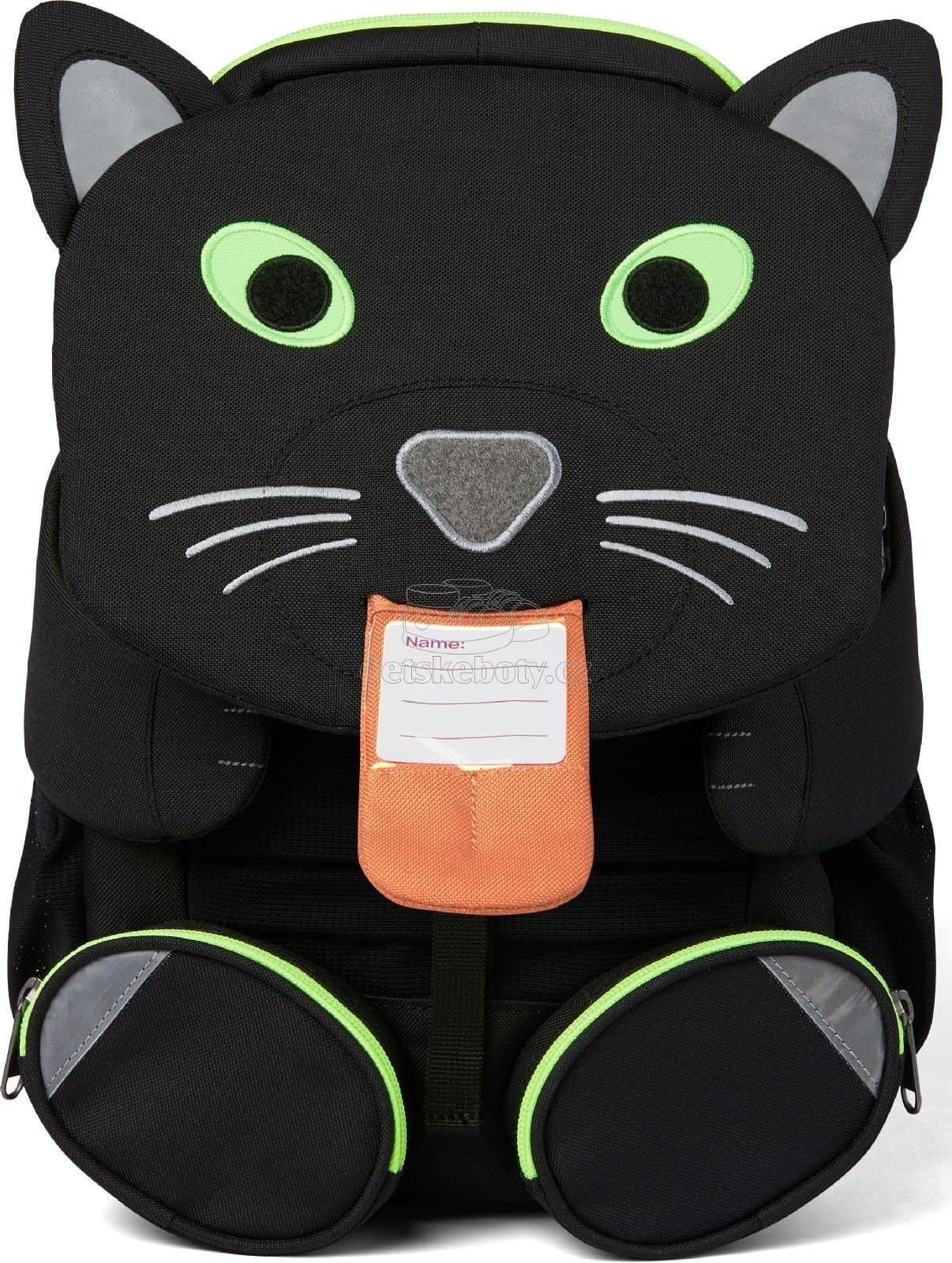 Dětský batoh do školky Affenzahn Panther large - black - náhled 2