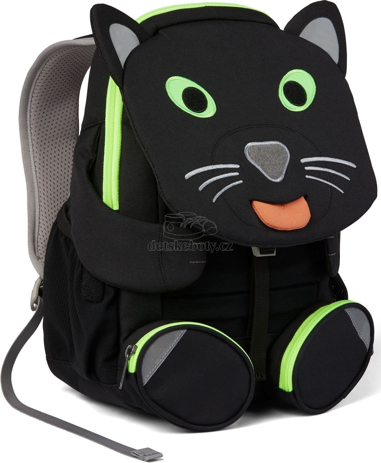 Dětský batoh do školky Affenzahn Panther large - black - náhled 4