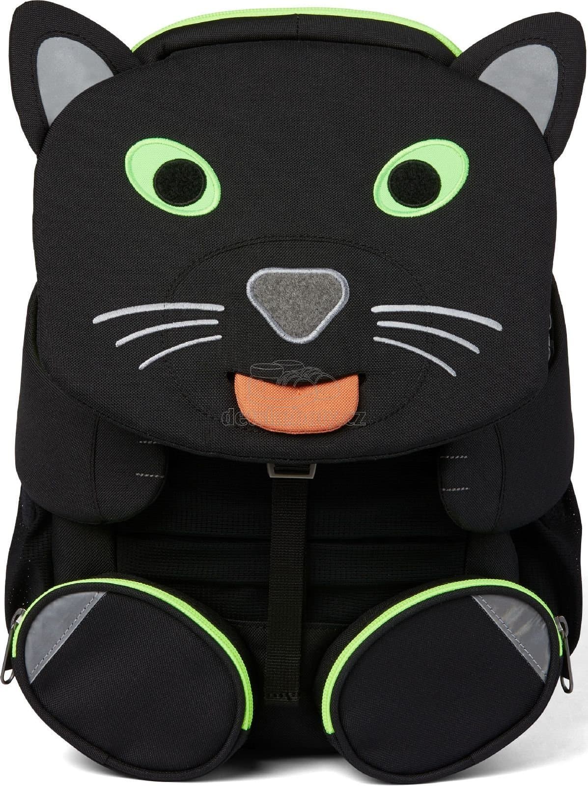 Dětský batoh do školky Affenzahn Panther large - black - náhled 5