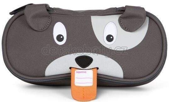Dětský penál Affenzahn Pencil Case Dog David-grey - náhled 2