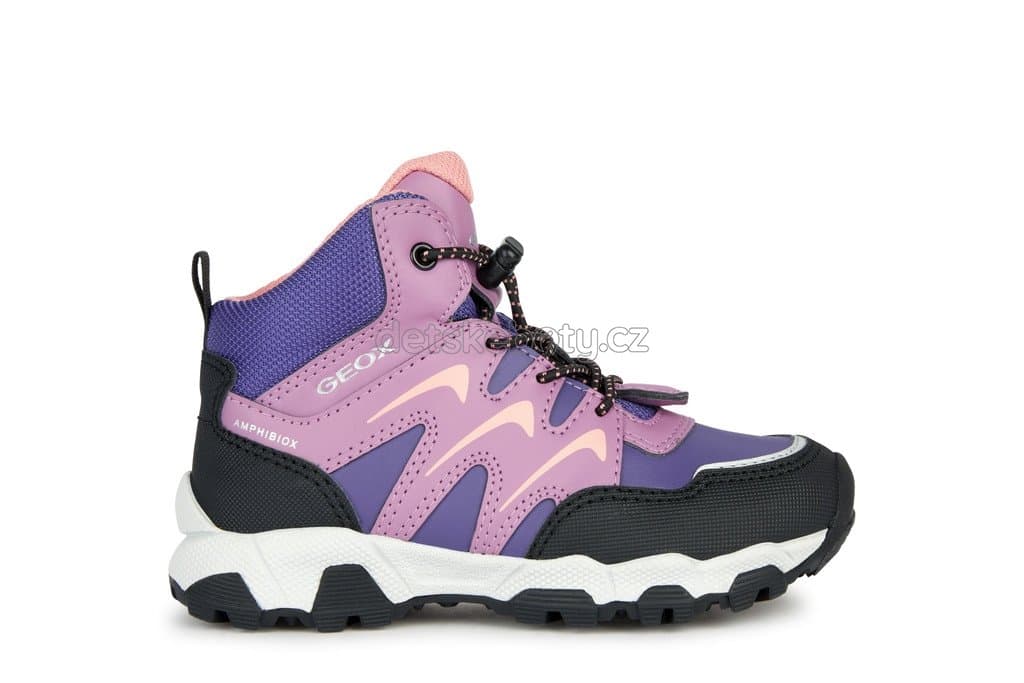 Trekové boty Geox J264LB 054FU C8382 Velikost: 28 - náhled 2
