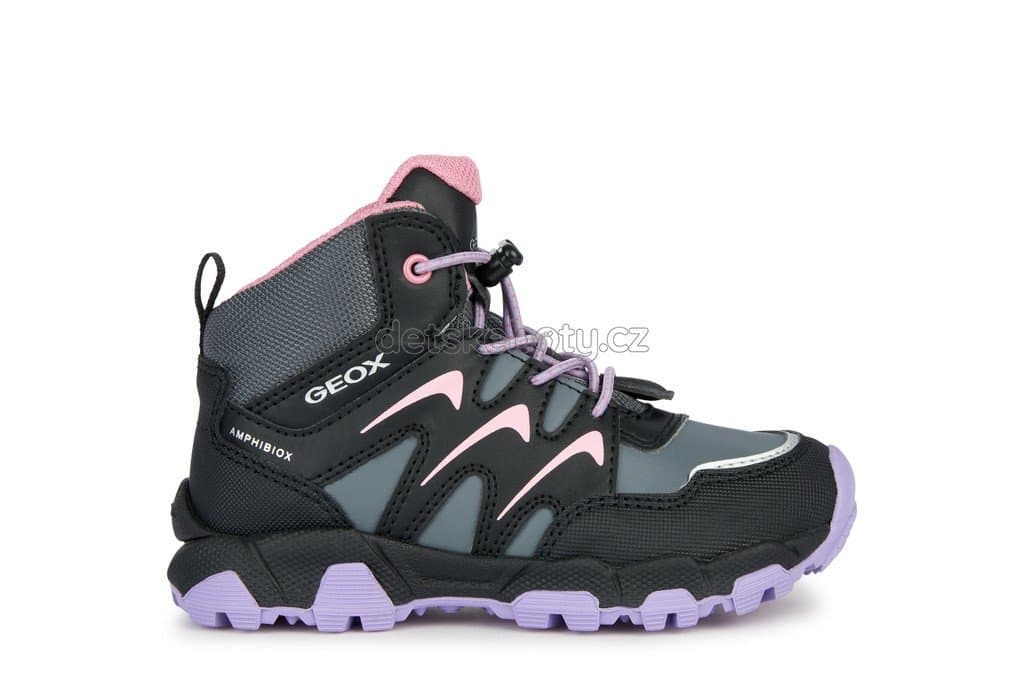 Trekové boty Geox J264LB 054FU C9266 Velikost: 28 - náhled 2