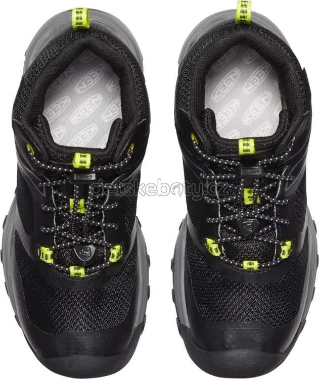 Dětské celoroční boty Keen WANDURO MID WP YOUTH black/silver Velikost: 37 - náhled 2
