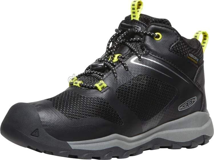 Dětské celoroční boty Keen WANDURO MID WP YOUTH black/silver Velikost: 37 - náhled 4