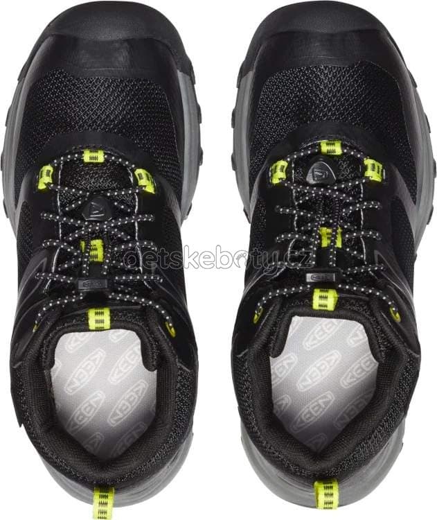 Dětské celoroční boty Keen WANDURO MID WP CHILDREN black/silver Velikost: 30 - náhled 2