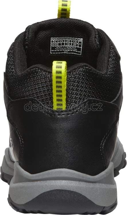 Dětské celoroční boty Keen WANDURO MID WP CHILDREN black/silver Velikost: 30 - náhled 4