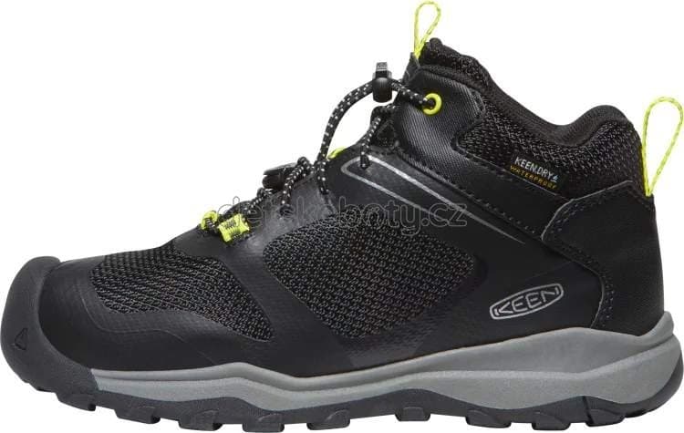 Dětské celoroční boty Keen WANDURO MID WP CHILDREN black/silver Velikost: 30 - náhled 5