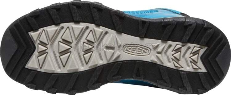 Dětské celoroční boty Keen WANDURO MID WP CHILDREN fjord blue/fuchsia purple Velikost: 31 - náhled 3