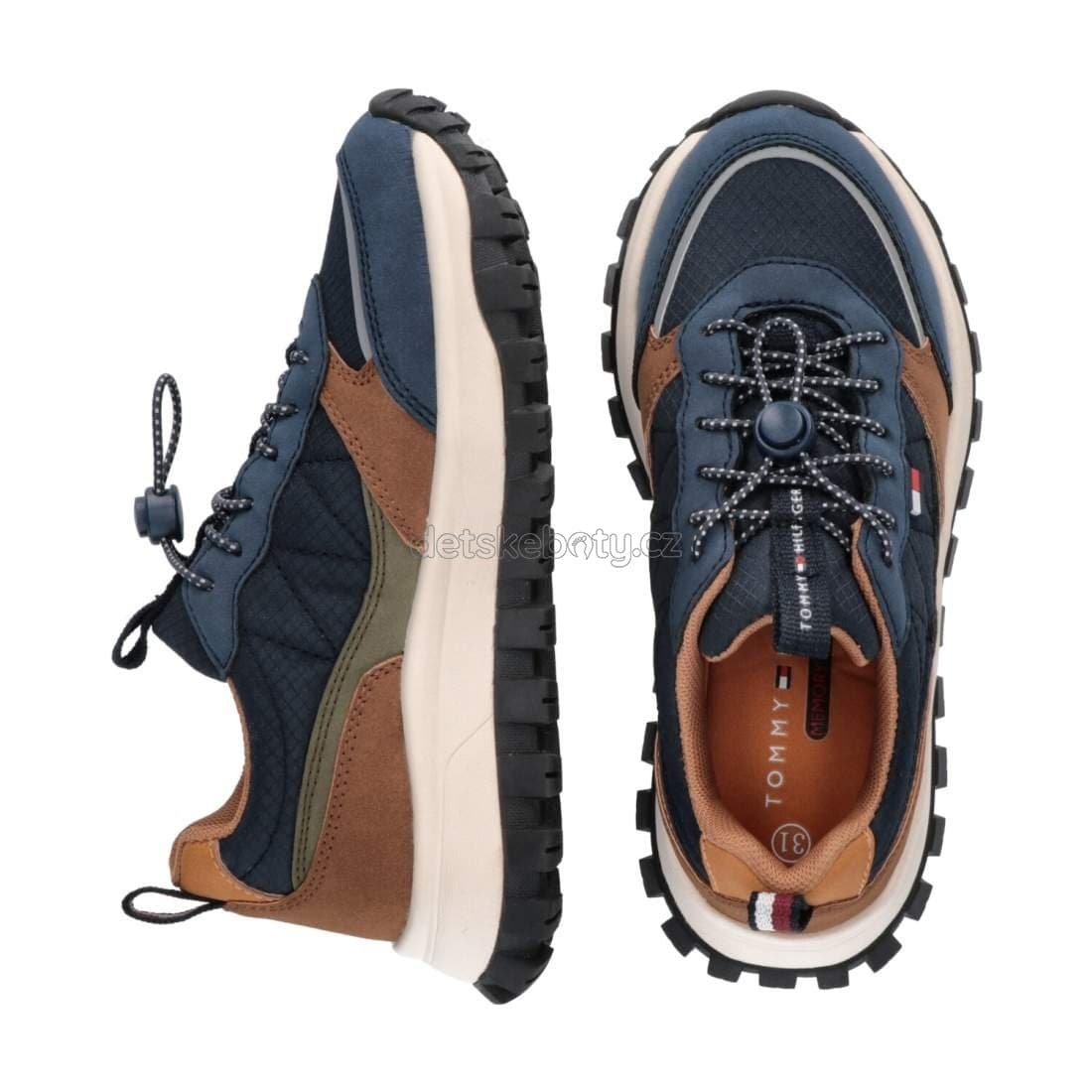 Dětské celoroční boty Tommy Hilfiger T3B9-33146-1492Y264 Velikost: 35 - náhled 4