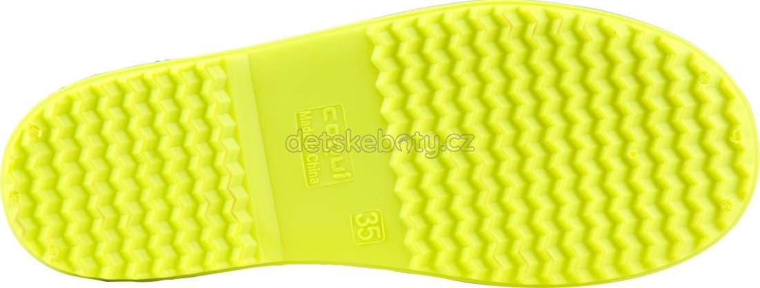 Dětské gumáky Coqui 8508 sea blue/citrus Velikost: 24 - náhled 4