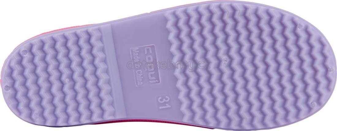 Dětské gumáky Coqui 8509 Lt.fuchsia/Lt.lila Velikost: 35 - náhled 4