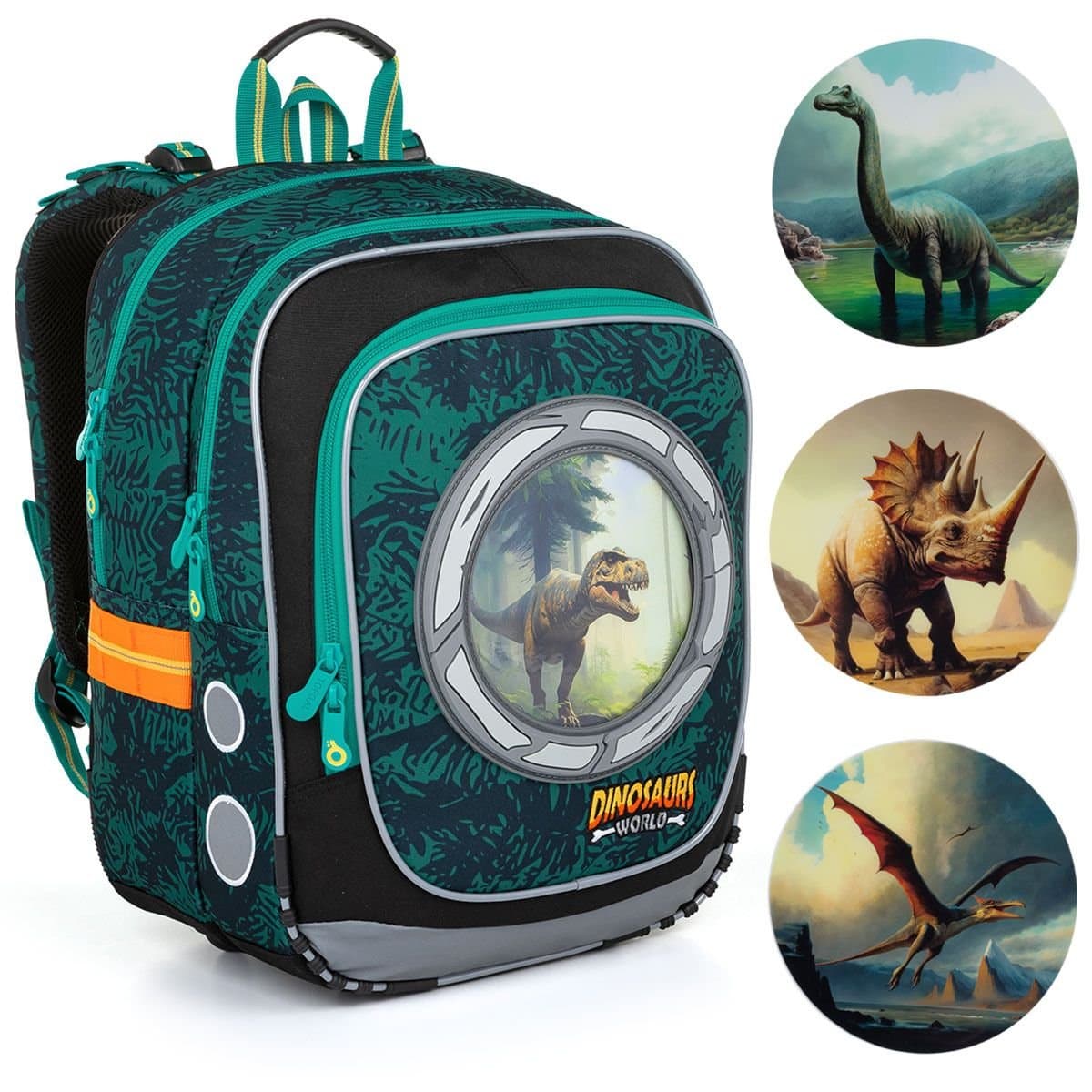Lehký batoh s dinosaury Topgal ENDY 23039 - náhled 1
