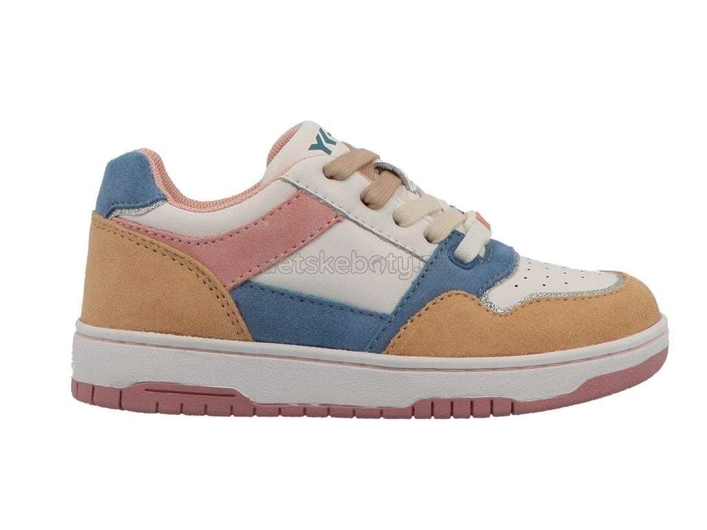 Dětské celoroční boty Lurchi 74L0173001 camel white blue rose Velikost: 36 - náhled 2