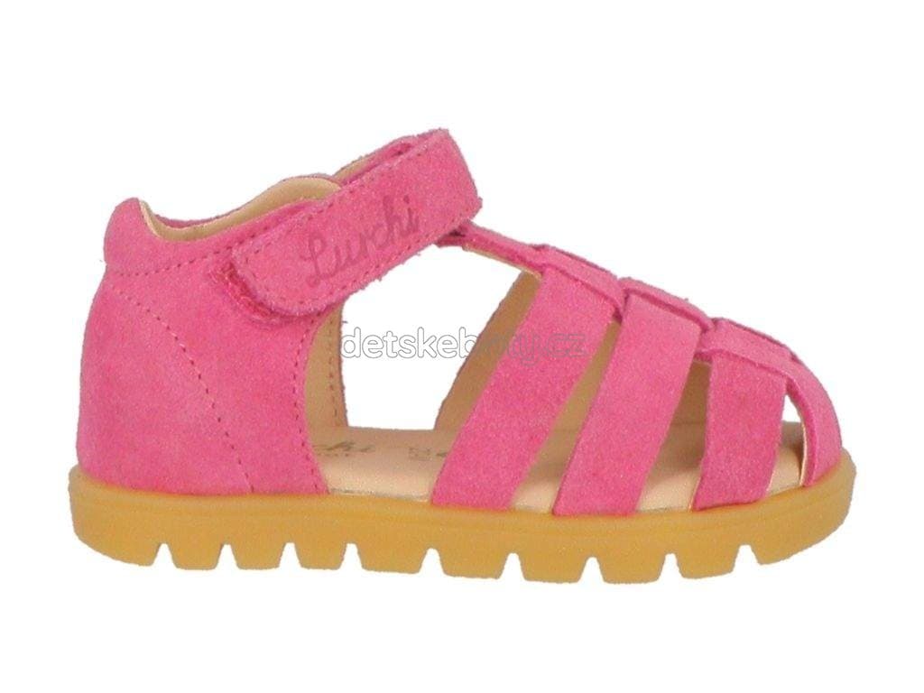 Dětské sandály Lurchi 74L4133001 fuxia Velikost: 23 - náhled 2
