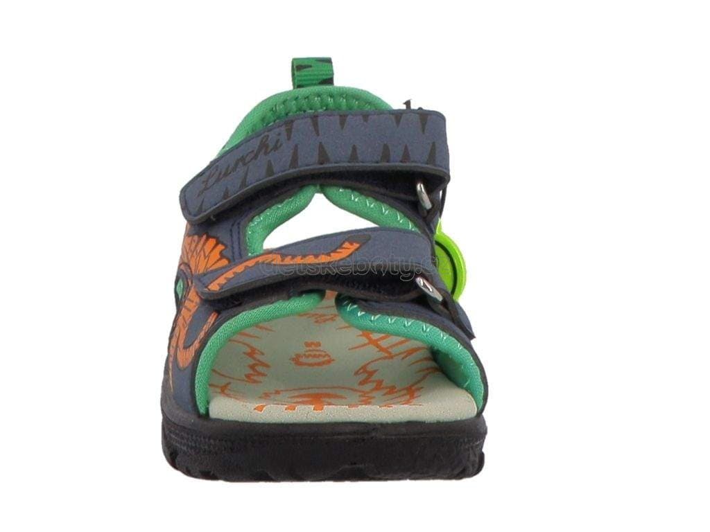 Dětské sandály Lurchi 74L1303004 navy green Velikost: 32 - náhled 3