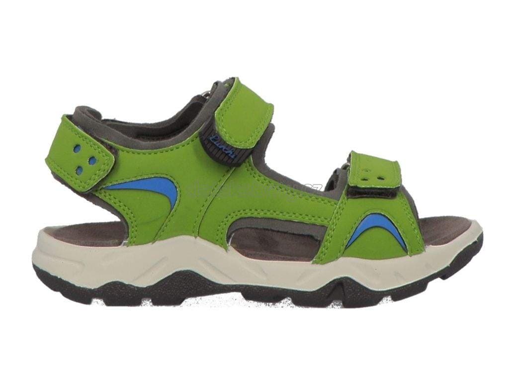 Dětské sandály Lurchi 74L8193002 green Velikost: 34 - náhled 2