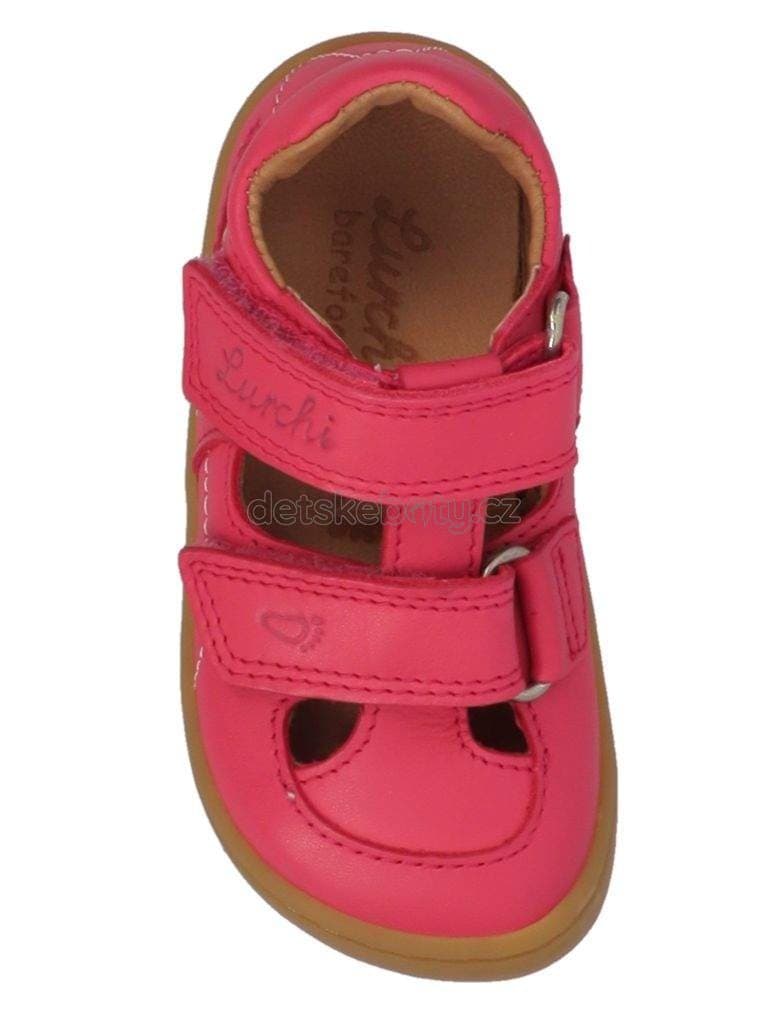 Dětské sandály Lurchi 74L4083002 fuxia Velikost: 22 - náhled 4