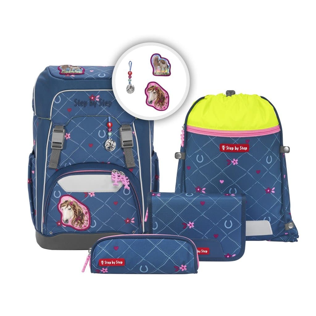 Školní batoh GIANT pro prvňáčky - 5dílný set, Step by Step Horse Lima, certifikát - náhled 2