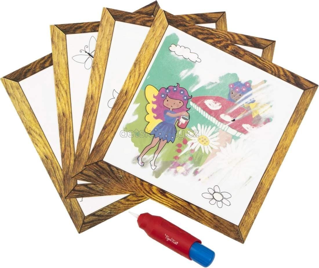 Magické omalovánky Tiger Tribe Magic Painting World - Fairy Garden - náhled 2