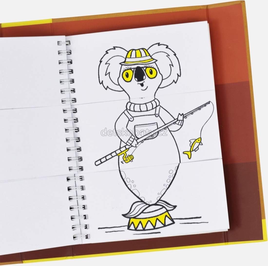 Omalovánky Tiger Tribe Mash-up Colouring Set - Animal Mix Up - náhled 4