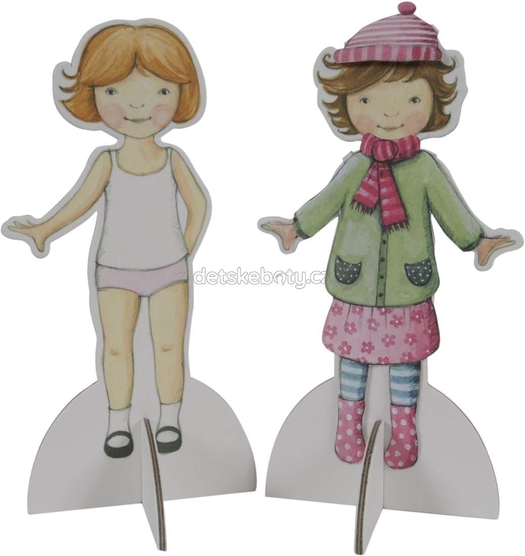 Kreativní vystřihovánky Tiger Tribe Paper Dolls - Vintage papírové panenky - náhled 3
