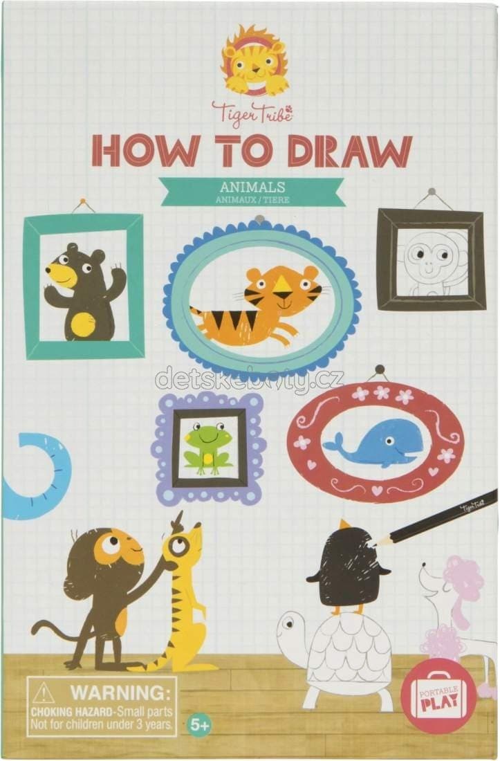 Kreativní sada Tiger Tribe How to Draw - Animals - náhled 3