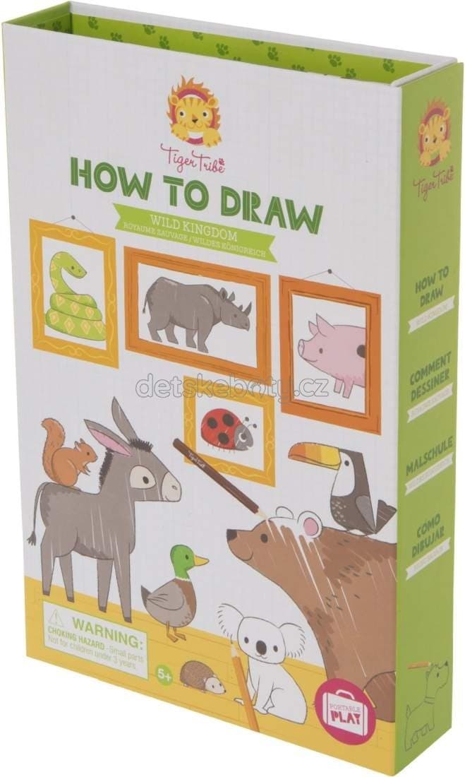 Kreativní sada Tiger Tribe How to Draw - Wild Kingdom - náhled 2