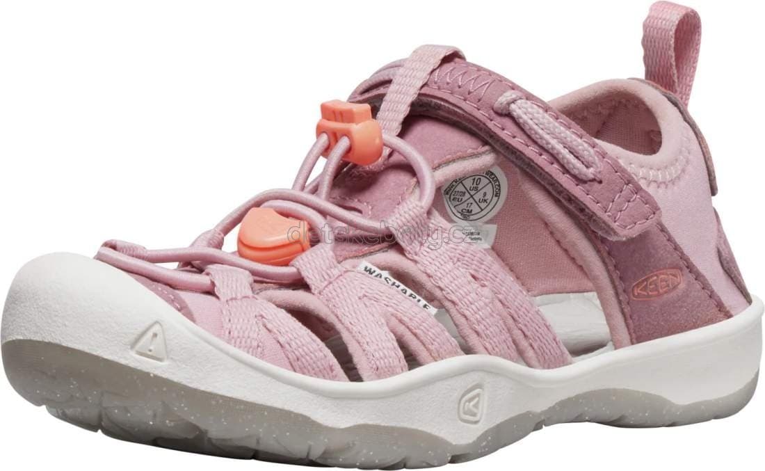 Dětské sandály Keen Moxie sandal children nostalgia rose/papaya punch Velikost: 29 - náhled 2